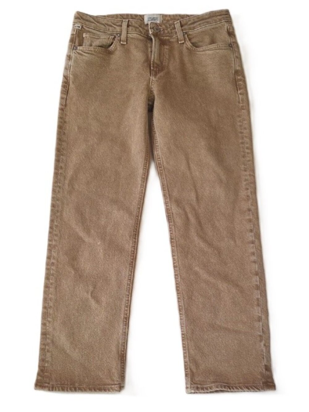 NWT $228 CITIZENS OF HUMANITY DAPHNE LOW RISE CROP DENIM JEANS IN HEIRLOOM W27 - Picture 1 of 10